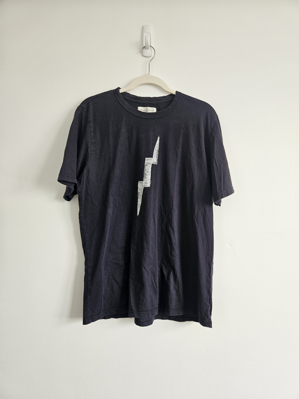 Imogene And Willie Men's Bolt Tee Size Large In Black Color